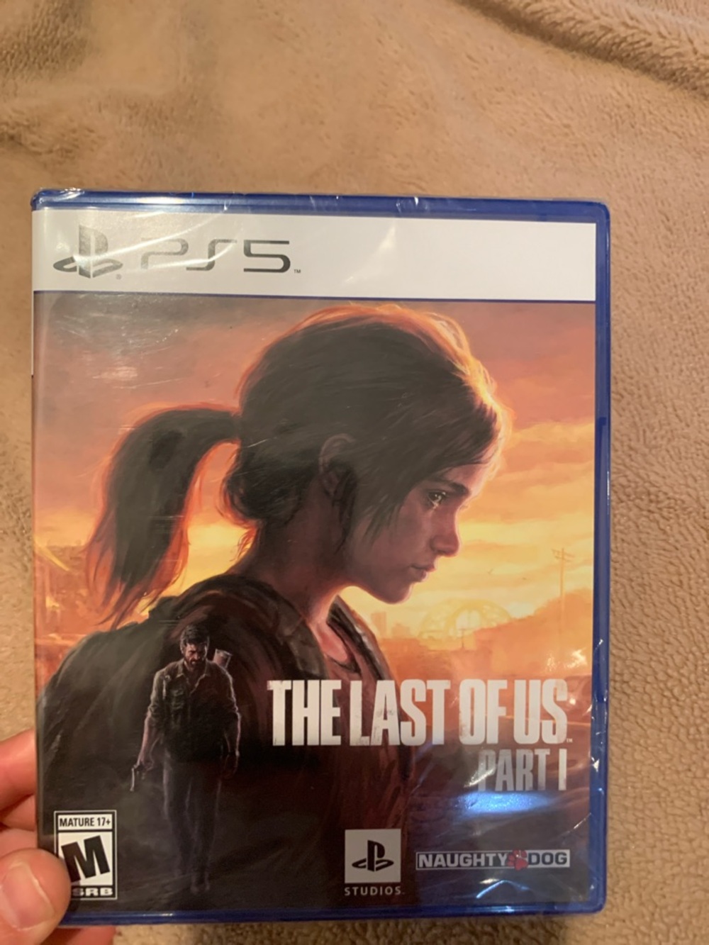 Sony PS5 The Last of Us Part I - Blue Case with Sunset Cover Art